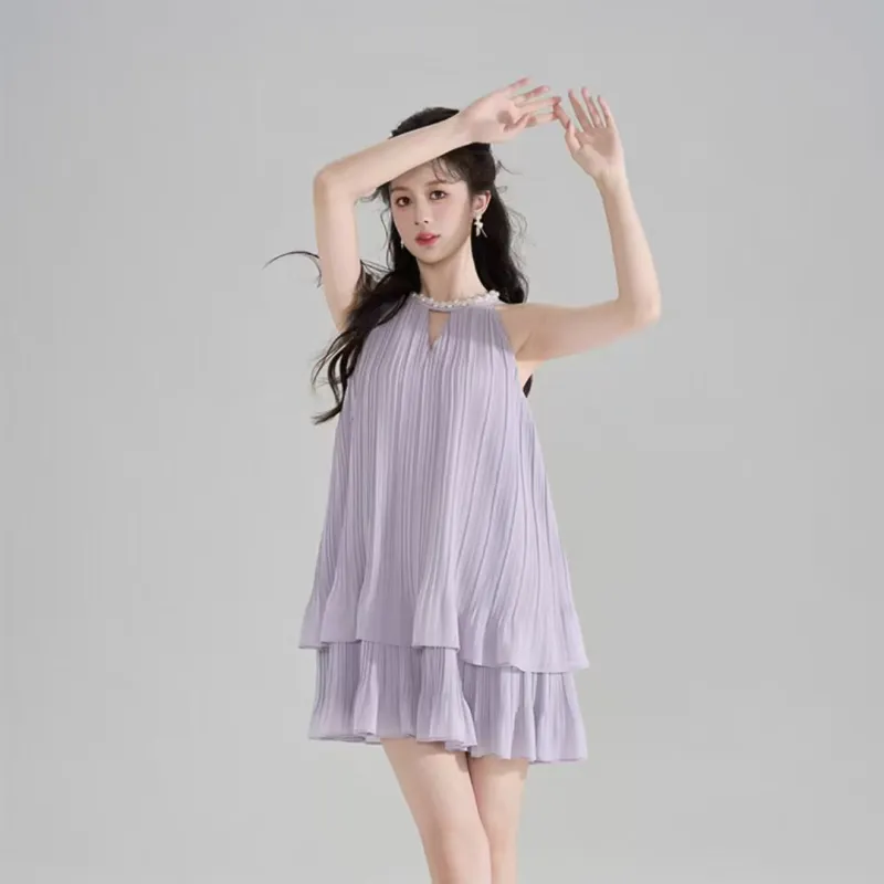ABCMININ Sleeveless Dress Women's-2