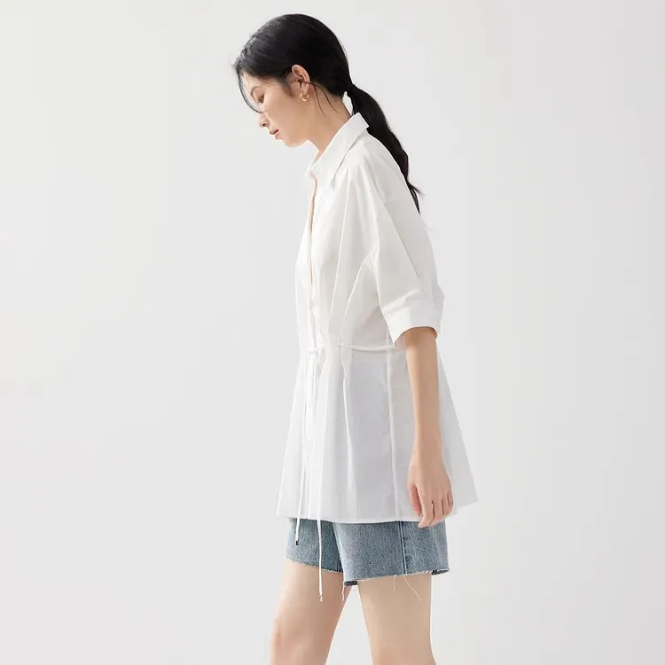 ABCMININ Shirts Women's White-2