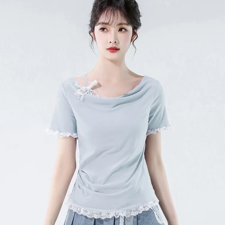 ABCMININ T Shirts Women's-5