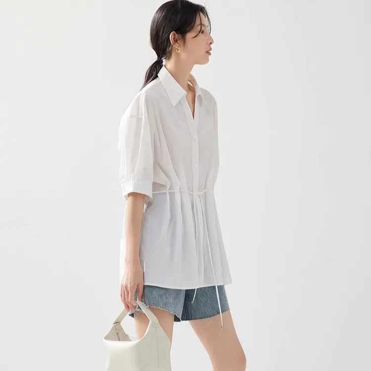 ABCMININ Shirts Women's White-3