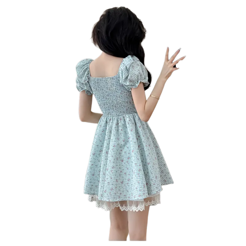 ABCMININ Short Sleeved Dress Women's-1