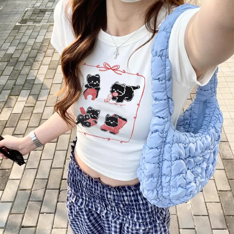 ABCMININ Regular T Shirt Women's-2