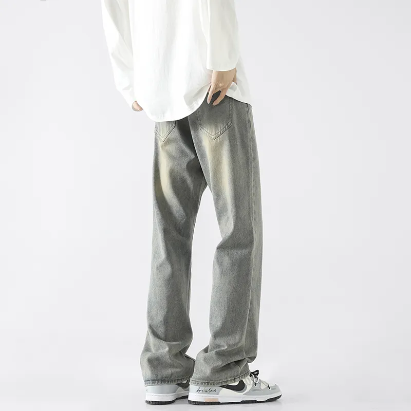 FASTFISH Jeans Unisex Yellow Mud-5