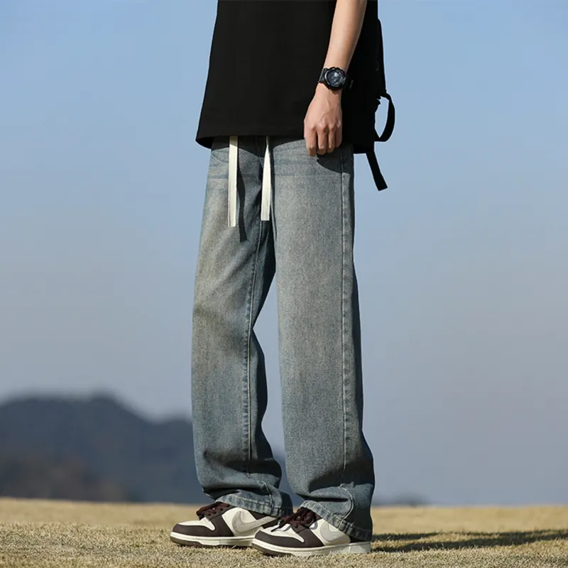 FASTFISH Jeans Unisex Vintage Blue-16