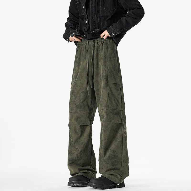 FASTFISH Casual Pants Unisex Black-17