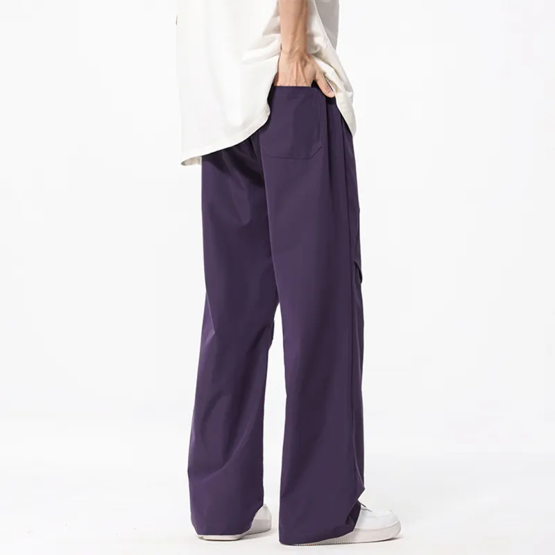 FASTFISH Casual Pants Unisex Black-19