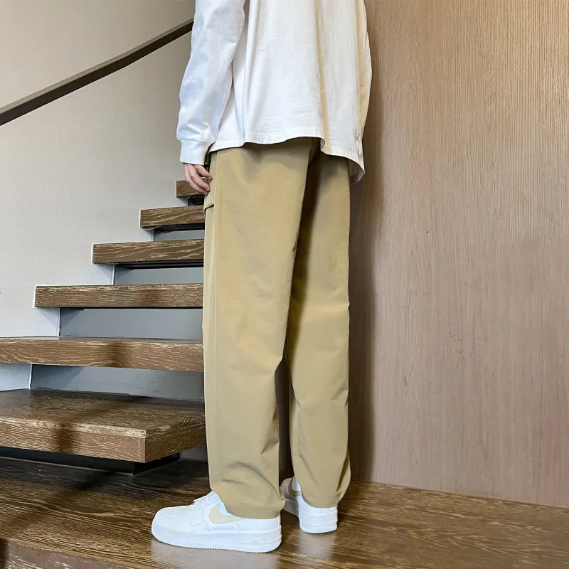 FASTFISH Casual Pants Unisex Army Green-17
