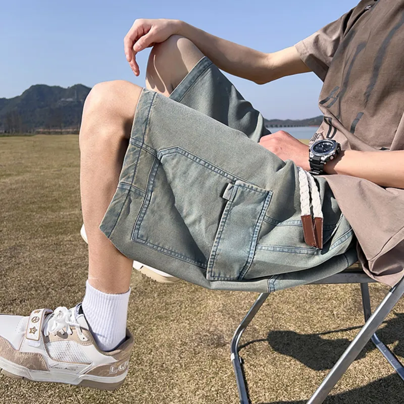 FASTFISH Denim Shorts Unisex-2