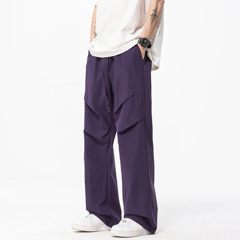 FASTFISH Casual Pants Unisex Black-20