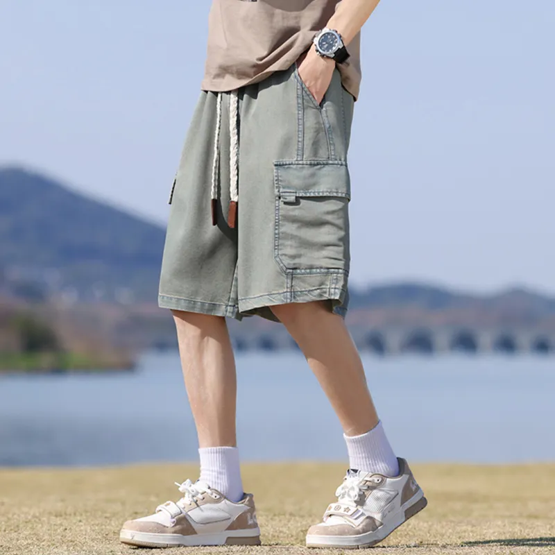 FASTFISH Denim Shorts Unisex-3