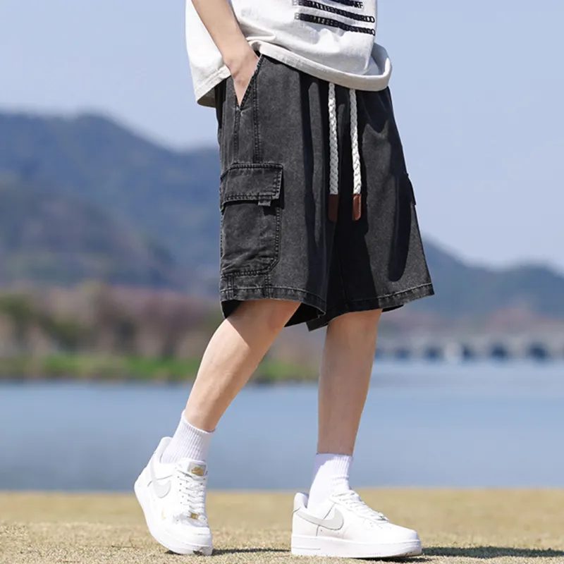 FASTFISH Denim Shorts Unisex-8
