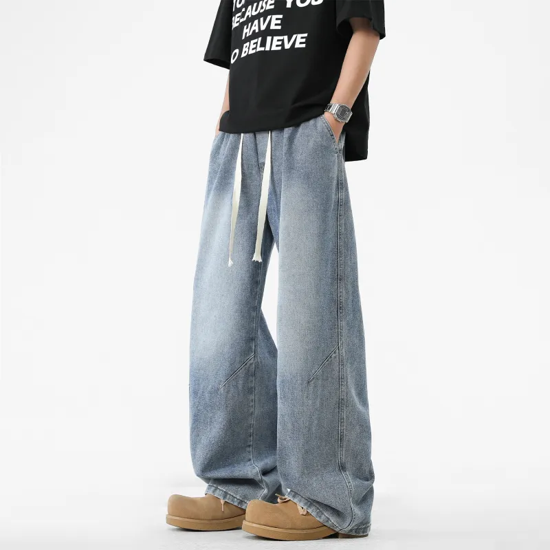 FASTFISH Jeans Unisex Vintage Blue-5
