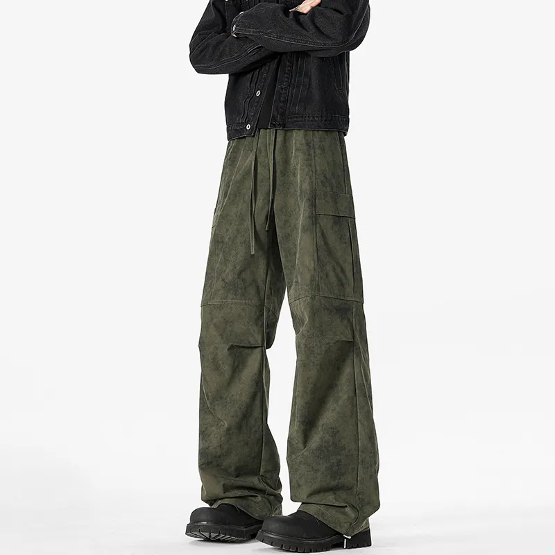 FASTFISH Casual Pants Unisex Black-19