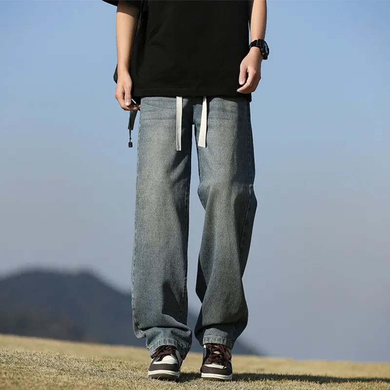 FASTFISH Jeans Unisex Vintage Blue-20