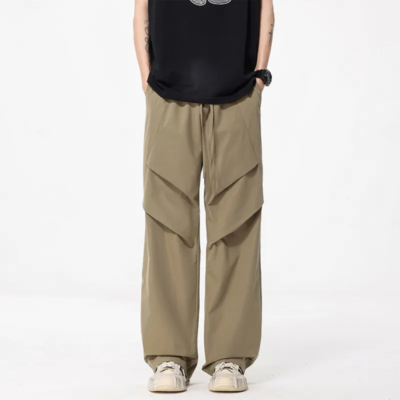 FASTFISH Casual Pants Unisex Black-23