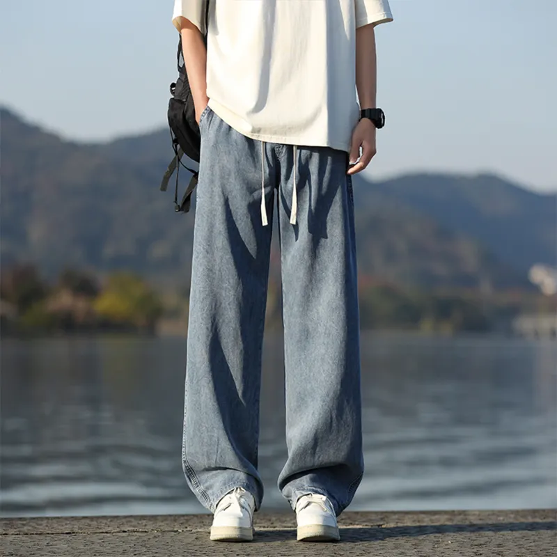 FASTFISH Jeans Unisex Light Blue-13