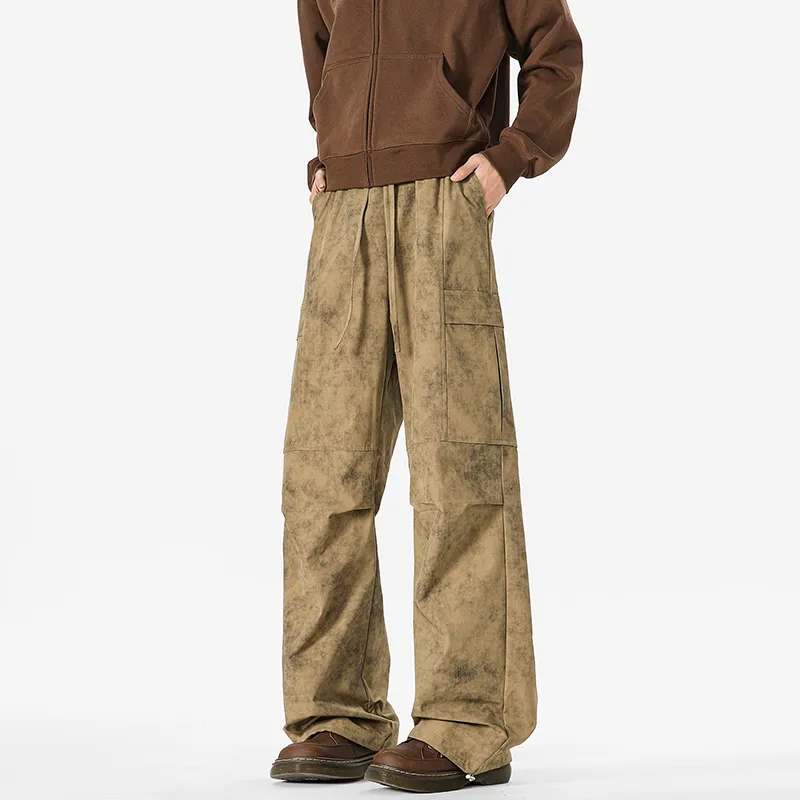 FASTFISH Casual Pants Unisex Black-11