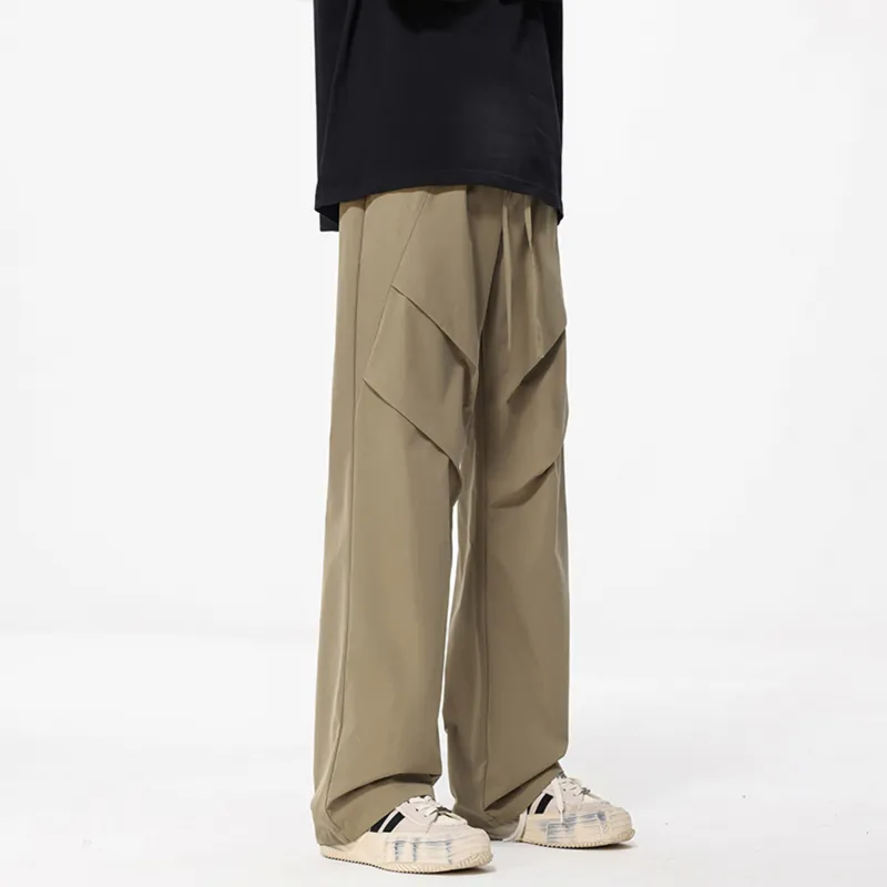 FASTFISH Casual Pants Unisex Black-25