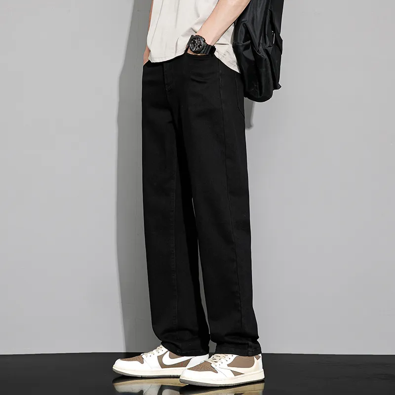 FASTFISH Jeans Unisex Black-6