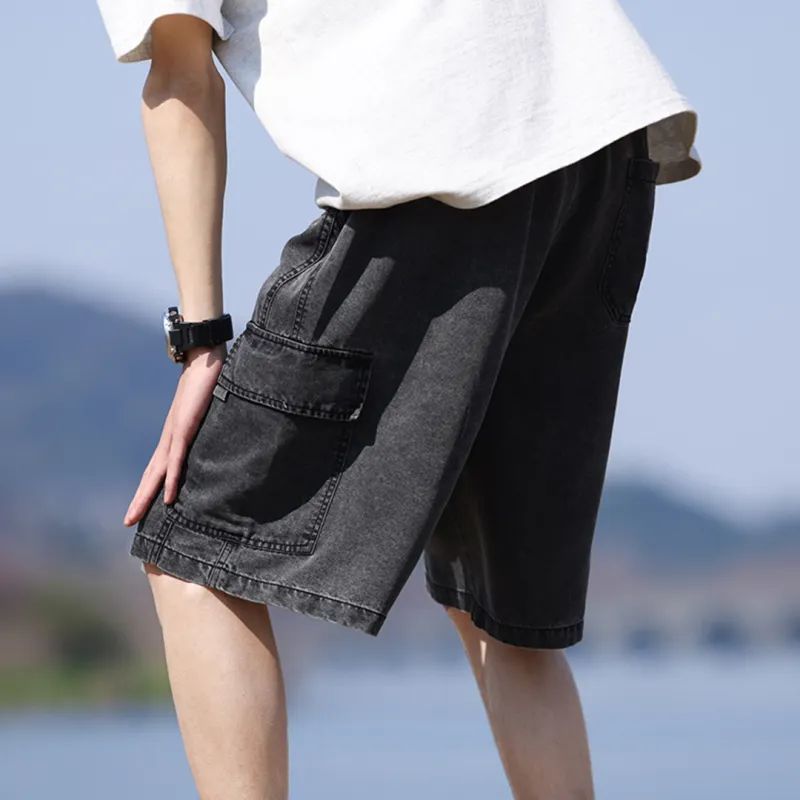 FASTFISH Denim Shorts Unisex-9