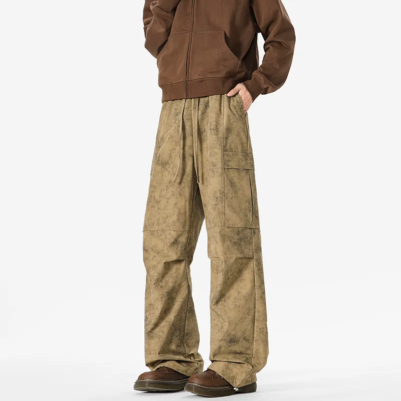 FASTFISH Casual Pants Unisex Black-13