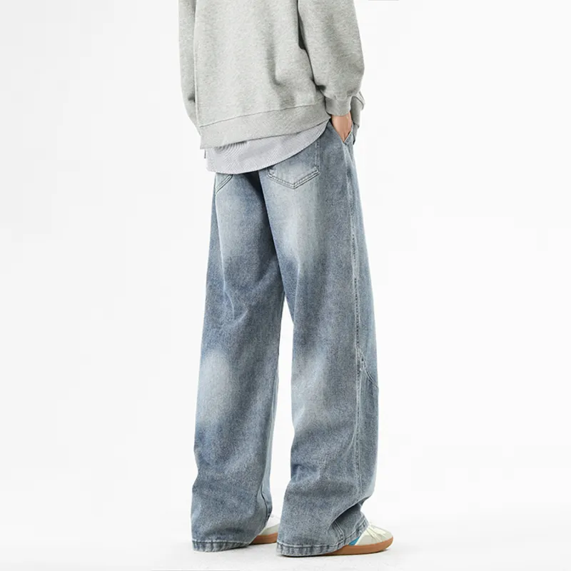 FASTFISH Jeans Unisex Black Gray-16