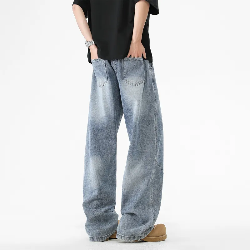 FASTFISH Jeans Unisex Vintage Blue-3