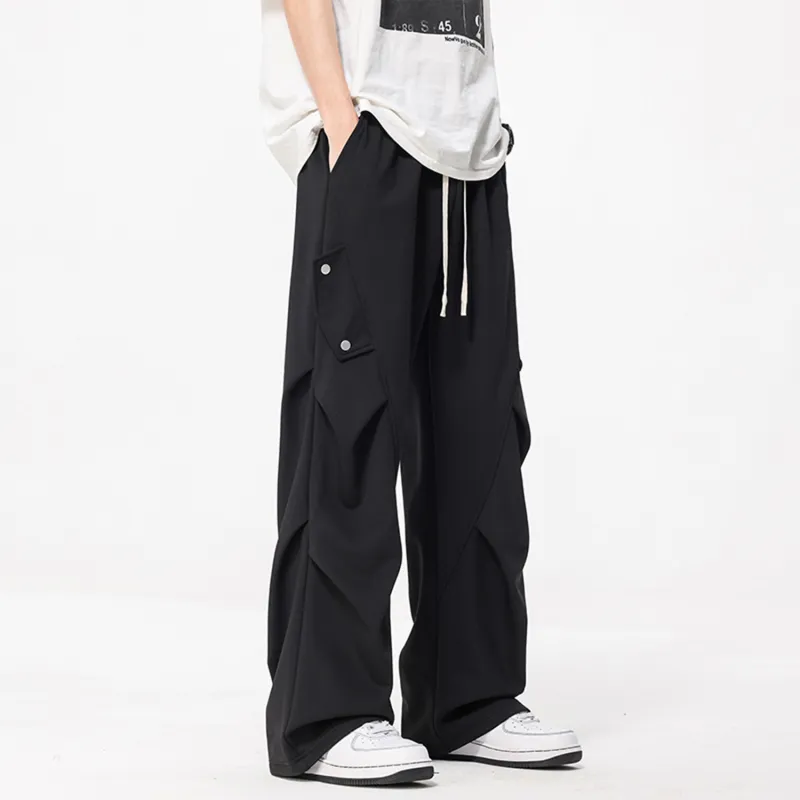 FASTFISH Casual Pants Unisex White-11