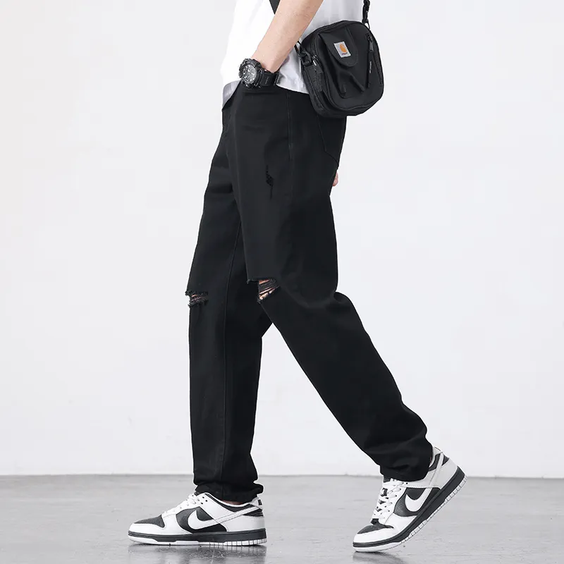 FASTFISH Jeans Unisex Black-6