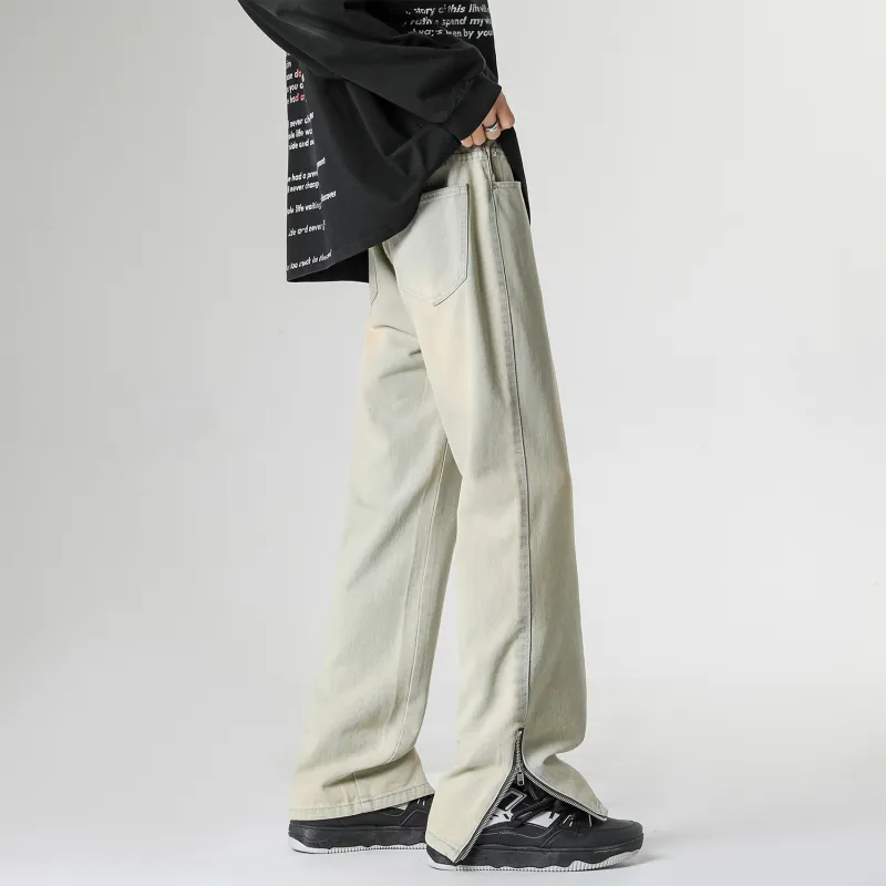 FASTFISH Jeans Unisex Yellow Mud-6
