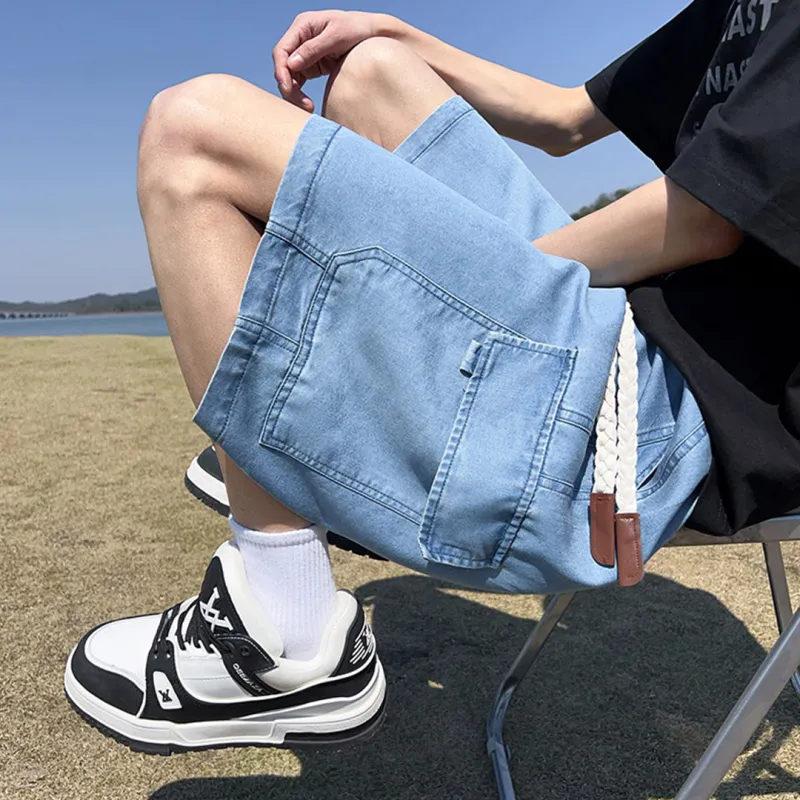 FASTFISH Denim Shorts Unisex-12