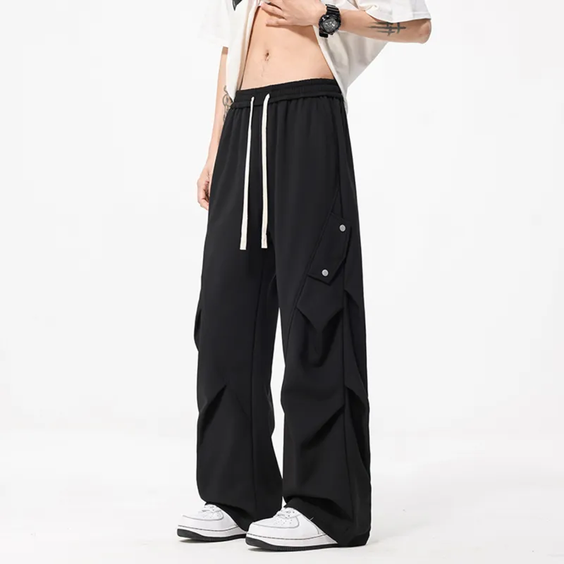 FASTFISH Casual Pants Unisex White-12
