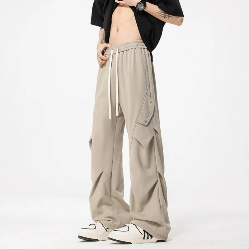 FASTFISH Casual Pants Unisex White-20