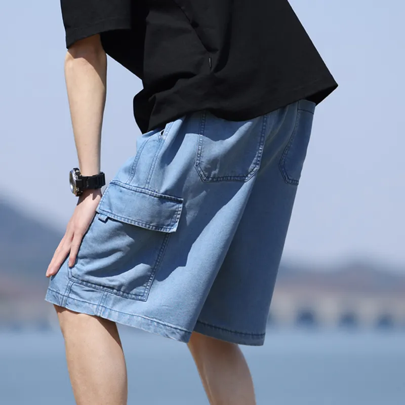 FASTFISH Denim Shorts Unisex-13