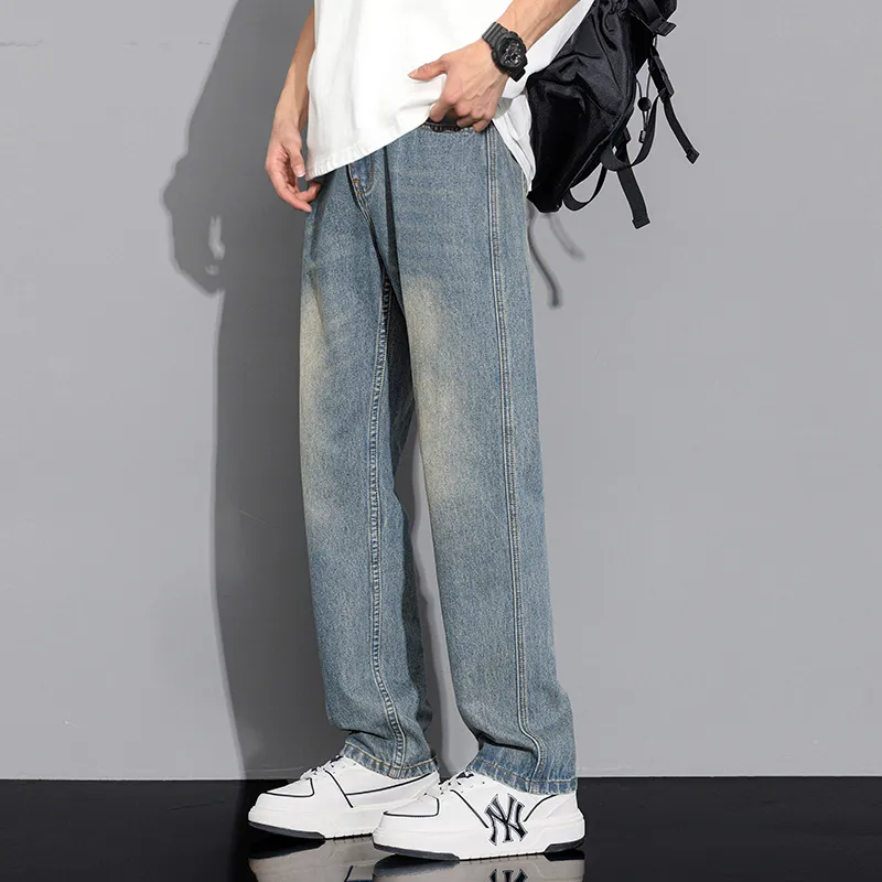 FASTFISH Jeans Unisex Blue-5