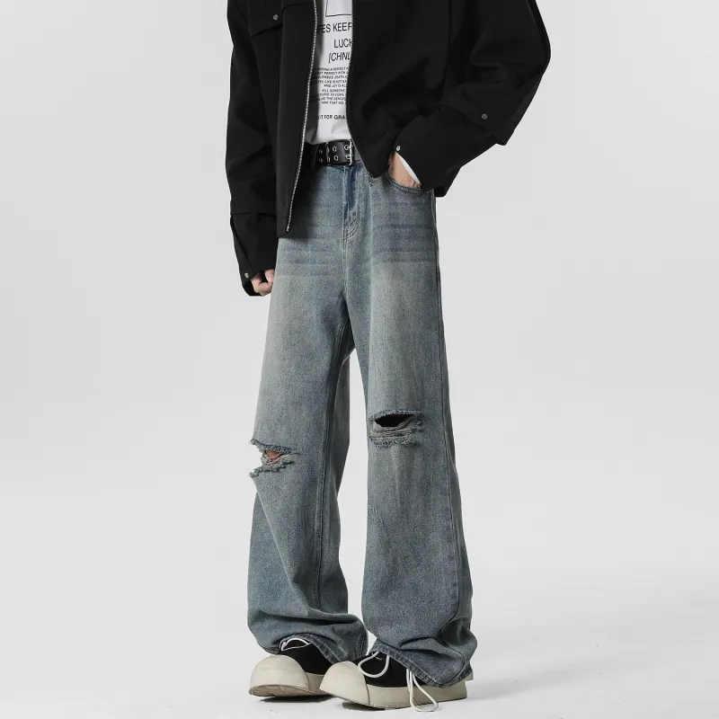 FASTFISH Jeans Unisex Vintage Blue-3