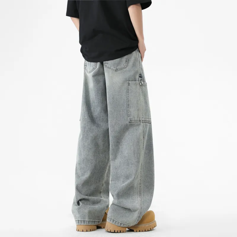 FASTFISH Jeans Unisex Vintage Blue-11