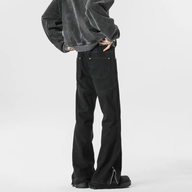 FASTFISH Jeans Unisex Black-6
