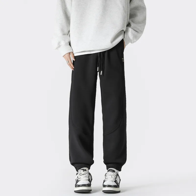 FASTFISH Casual Pants Unisex Light Gray-8