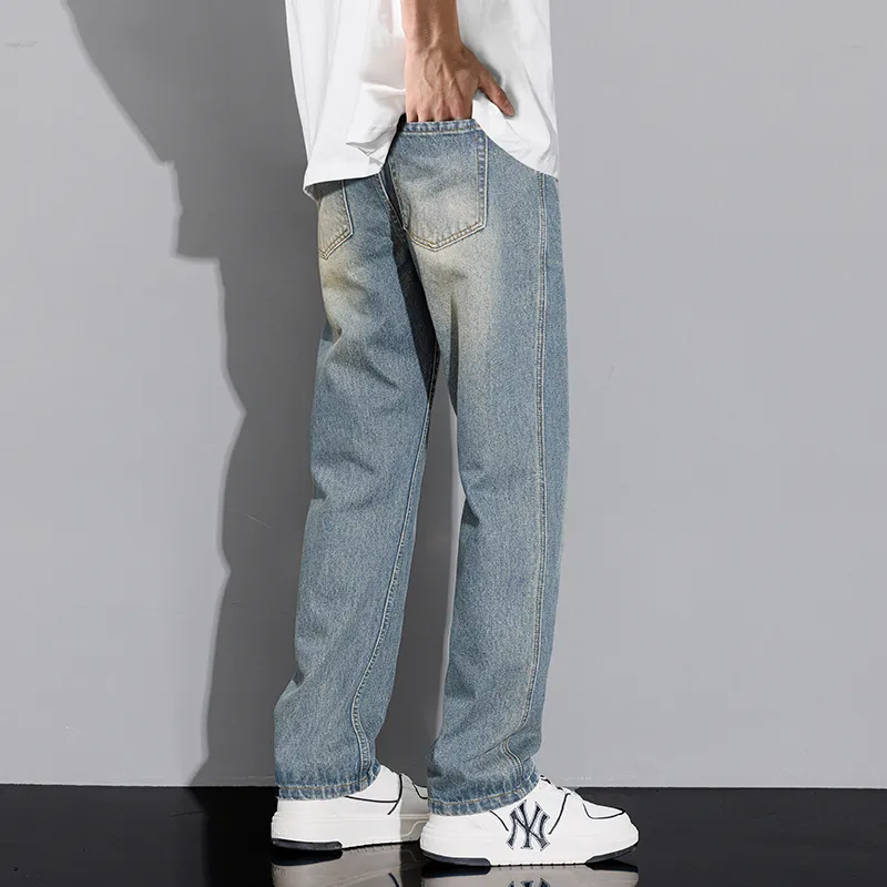 FASTFISH Jeans Unisex Blue-6