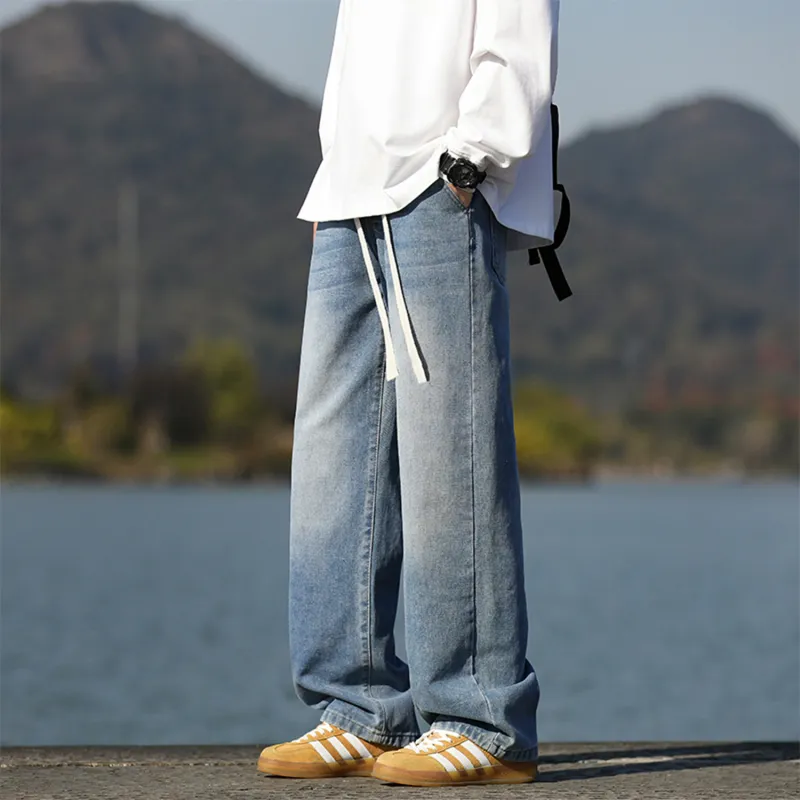 FASTFISH Jeans Unisex Vintage Blue-27