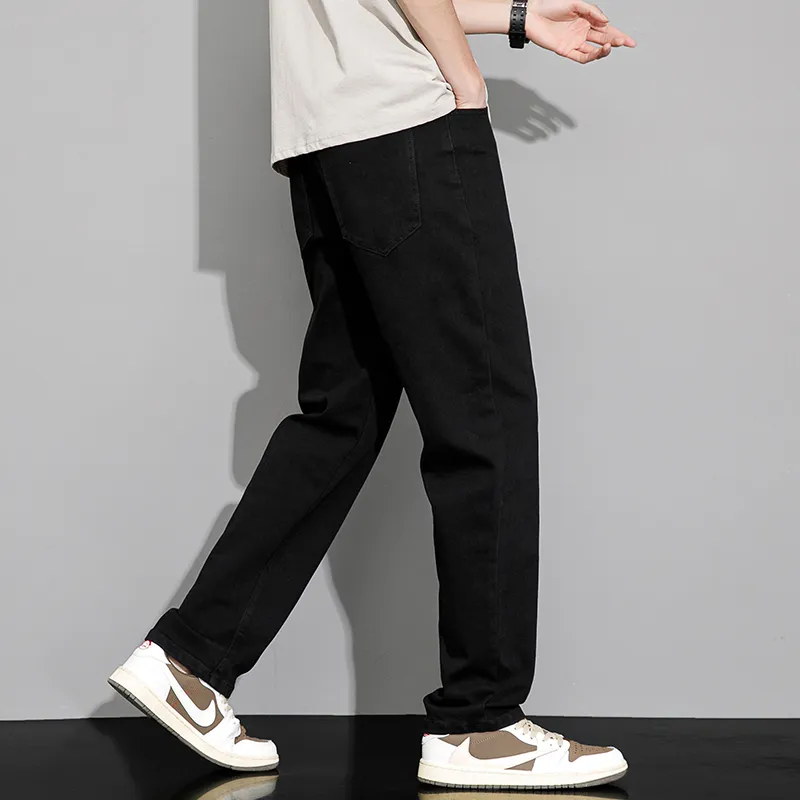 FASTFISH Jeans Unisex Black-3