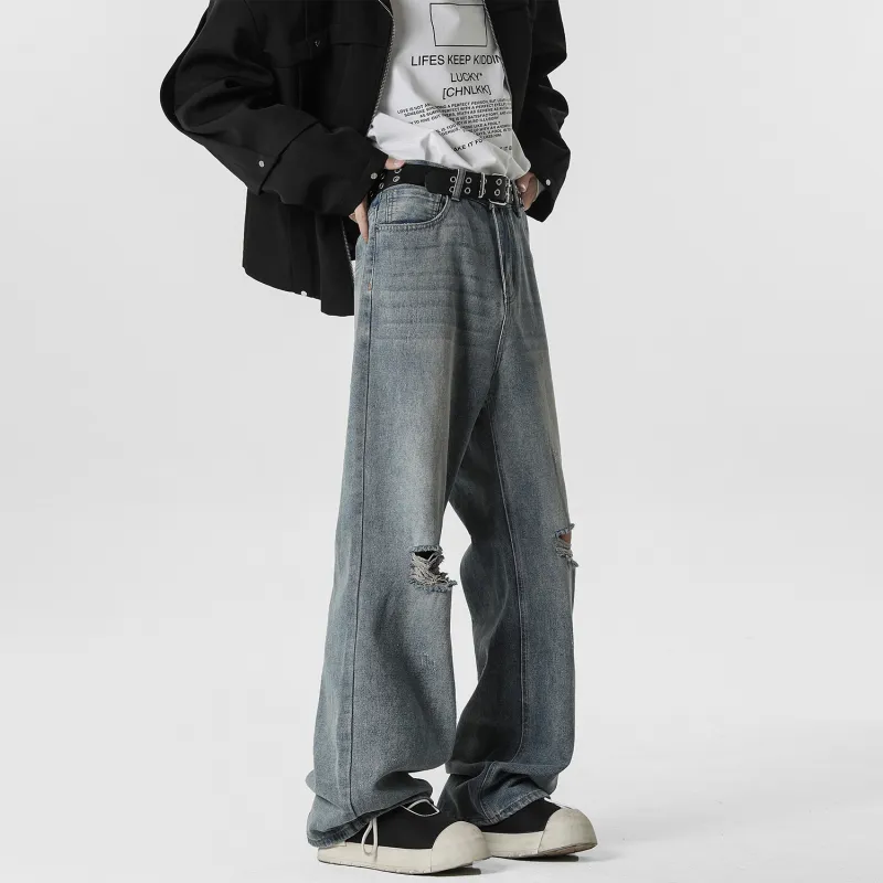 FASTFISH Jeans Unisex Vintage Blue-5