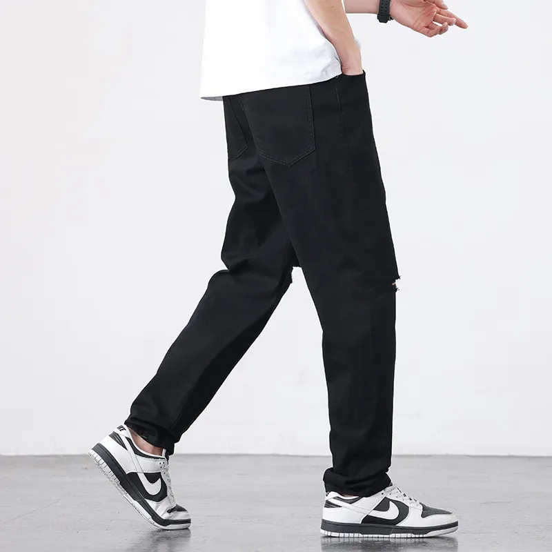 FASTFISH Jeans Unisex Black-5