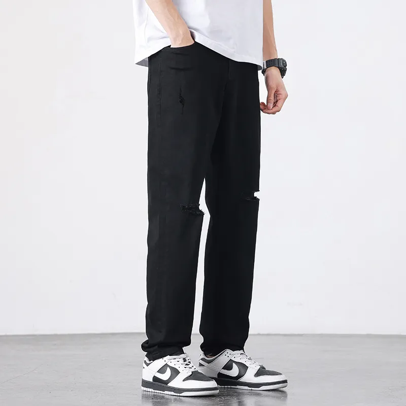 FASTFISH Jeans Unisex Black-4