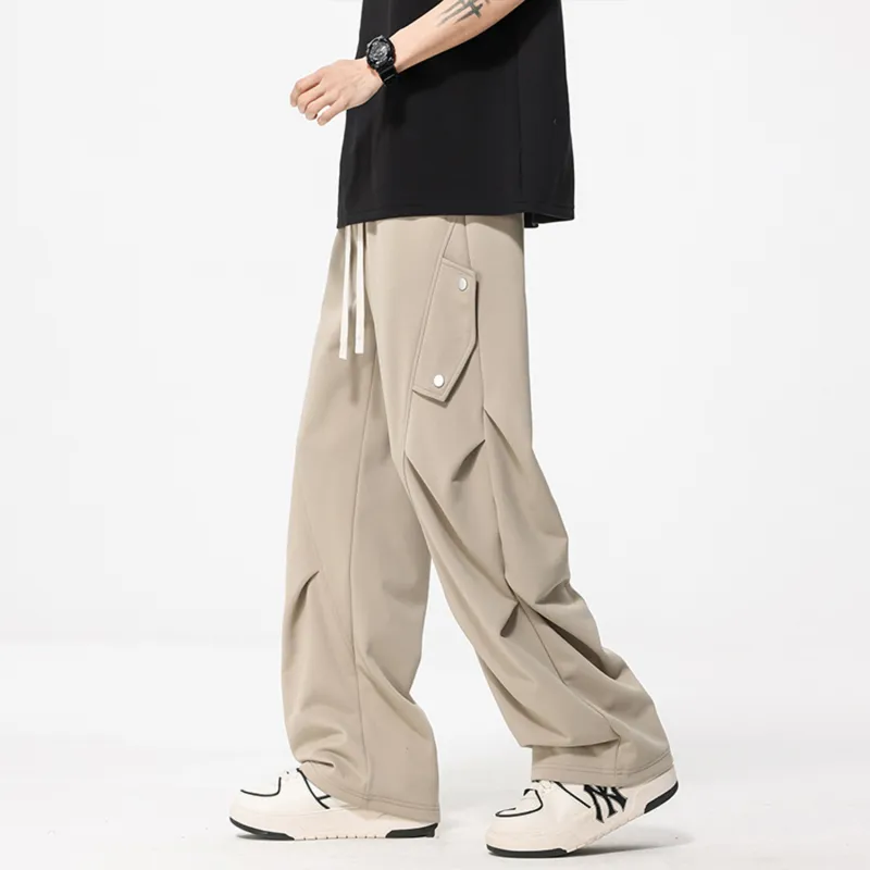 FASTFISH Casual Pants Unisex White-19