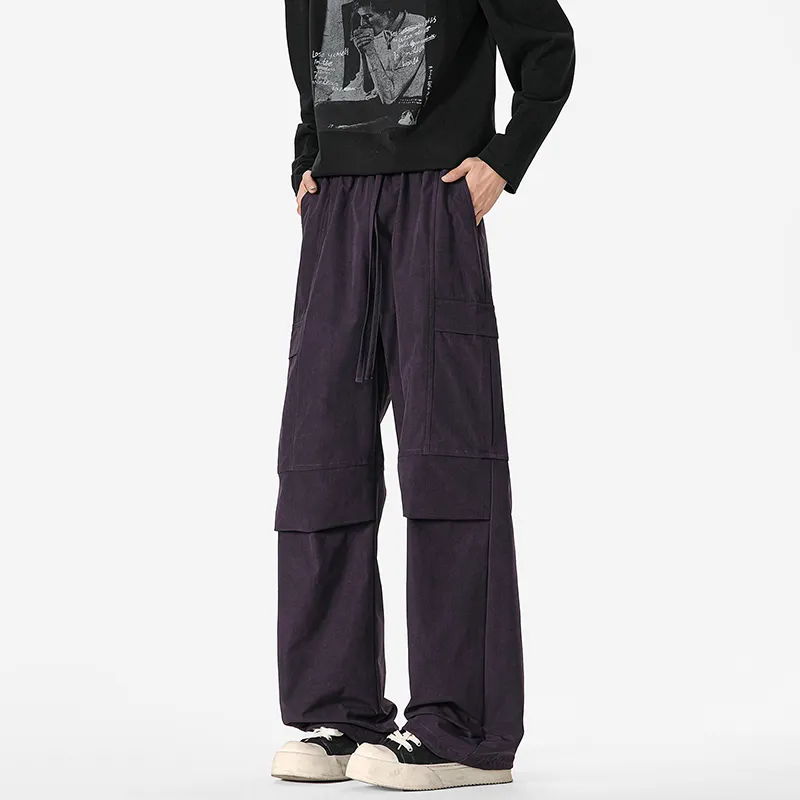 FASTFISH Casual Pants Unisex Black-27