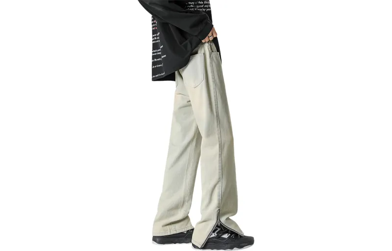 FASTFISH Jeans Unisex Yellow Mud-1