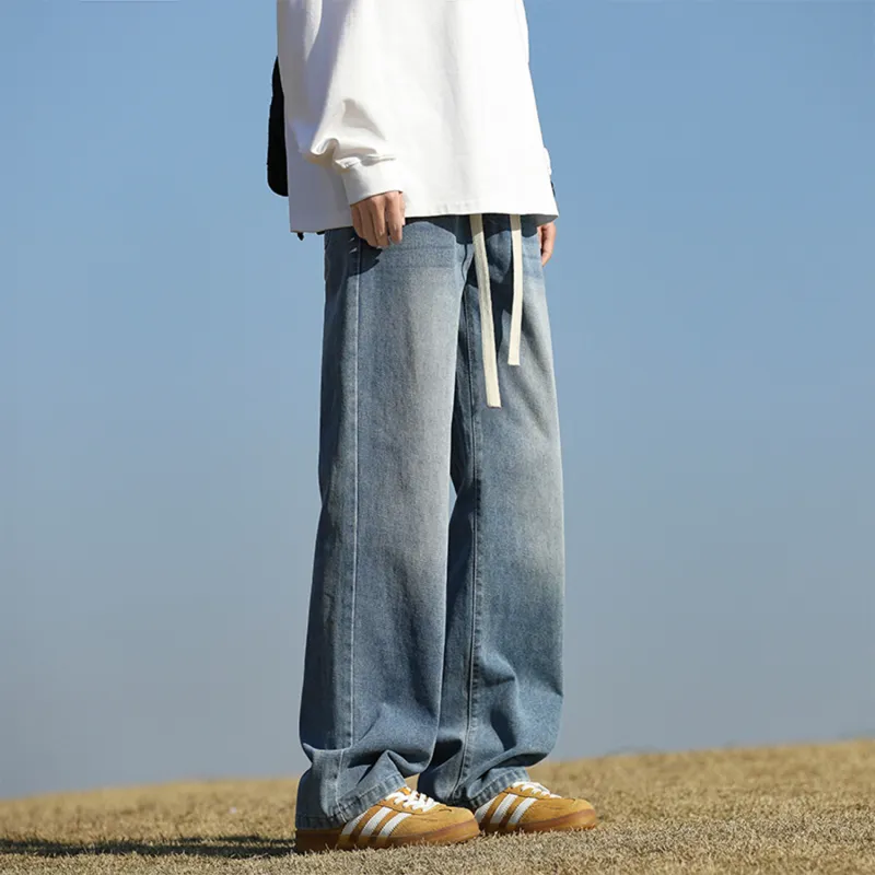 FASTFISH Jeans Unisex Vintage Blue-25