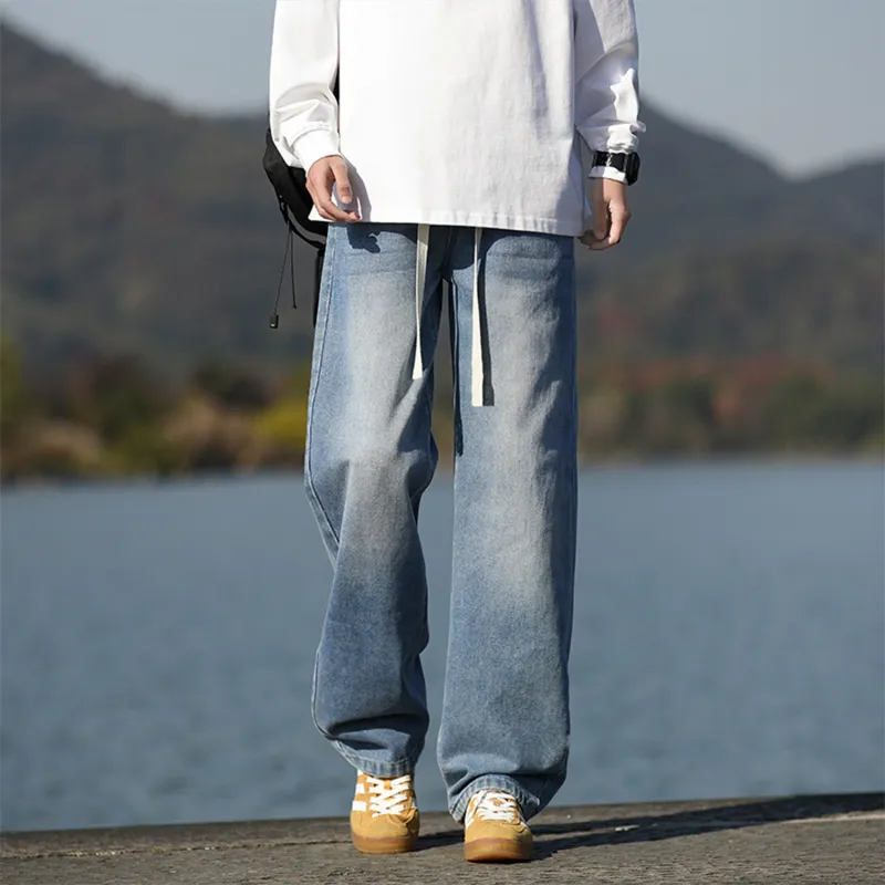 FASTFISH Jeans Unisex Vintage Blue-23